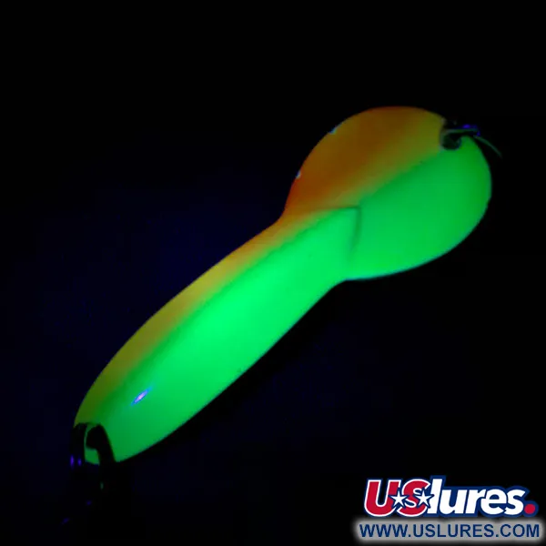 Acme Dazzler #3 Cucharilla, Amarillo/Naranja/Níquel, 17g, Raro, #4885