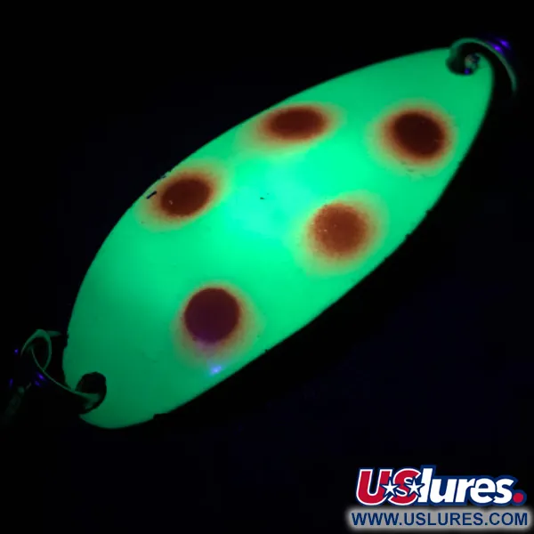 Acme Little Cleo UV Cucharilla, Amarillo/Rojo, 18g, UV, #4910