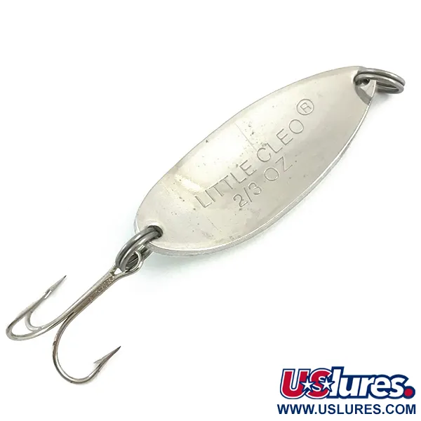 Acme Little Cleo Glow Cucharilla, Blanco/Verde/Níquel, 19g, Glow, #4911