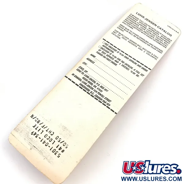 Luhr Jensen Loco Lite UV Cucharilla, Rojo/Amarillo/Negro, 14g, UV, #4927