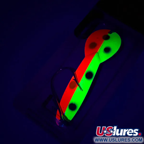 Luhr Jensen Loco Lite UV Cucharilla, Rojo/Amarillo/Negro, 14g, UV, #4927