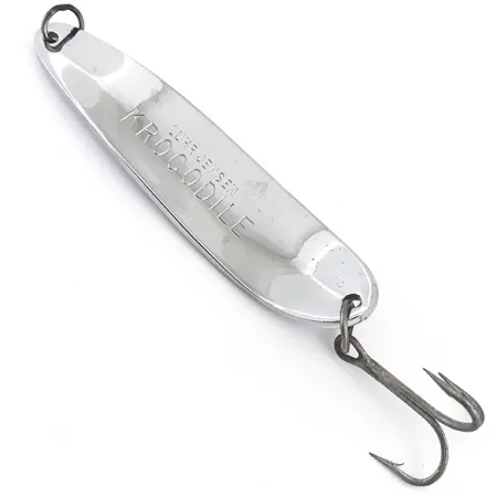 Luhr Jensen Krocodile Cuchara, Níquel, 94g, Lance largo, #4936