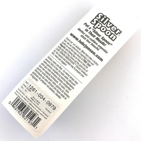 Luhr Jensen Weedless Silver Spoon UV, Fire Tiger, 17g, Cuchara, #5796