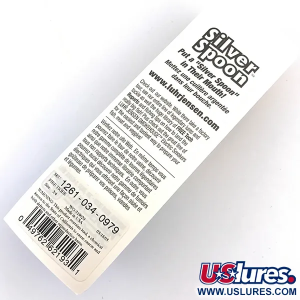 Luhr Jensen Weedless Silver Spoon UV, Fire Tiger, 17g, Cuchara, #5796