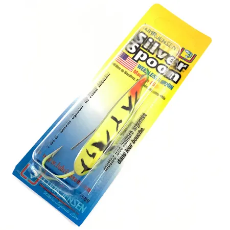 Luhr Jensen Weedless Silver Spoon UV, Fire Tiger, 17g, Cuchara, #5796