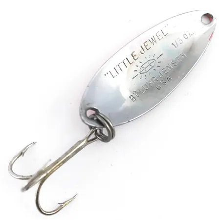 Luhr Jensen Little Jewel UV Cucharilla, Níquel martillado, 9g, UV, #4947