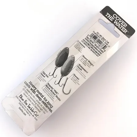 Blue Fox Pixee UV Cucharilla, Níquel Martillado/Verde, 24g, UV, #4954