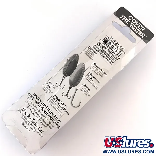 Blue Fox Pixee UV Cucharilla, Níquel Martillado/Verde, 24g, UV, #4954