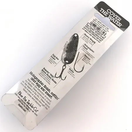 Blue Fox Rattlin Pixe Cucharilla, Azul Metálico/Rojo, 24g, Rattle, #4955