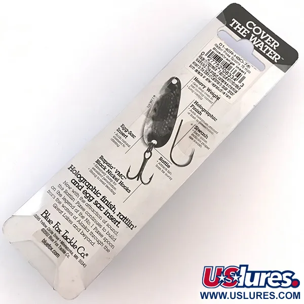 Blue Fox Rattlin Pixe Cucharilla, Azul Metálico/Rojo, 24g, Rattle, #4955