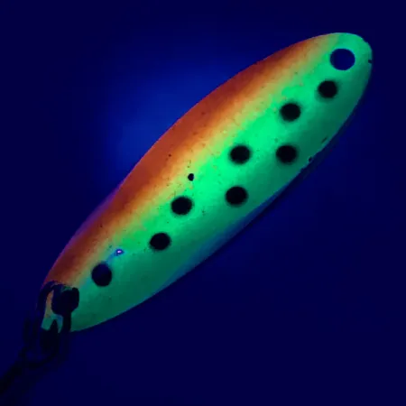 Acme Kastmaster UV Cucharilla, Fire Tiger / Nickel, 7g, UV Activo, #4978