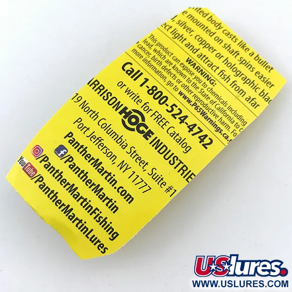 Panther Martin 2 Cucharilla, Trucha, 2,5g, Anzuelo con plumas, #4992