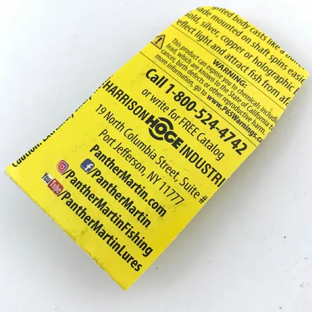 Panther Martin 2 Cucharilla, Fire Tiger, 2.5g, Hoja In-Line, #4993