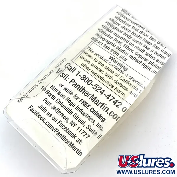 Panther Martin 2 Cucharilla, Oro, 1,77g, Eje pasante, #4994