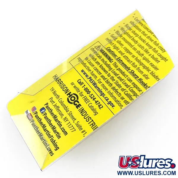 Panther Martin 4 Cucharilla, Oro / Rojo, 4g, In-Line, #5008