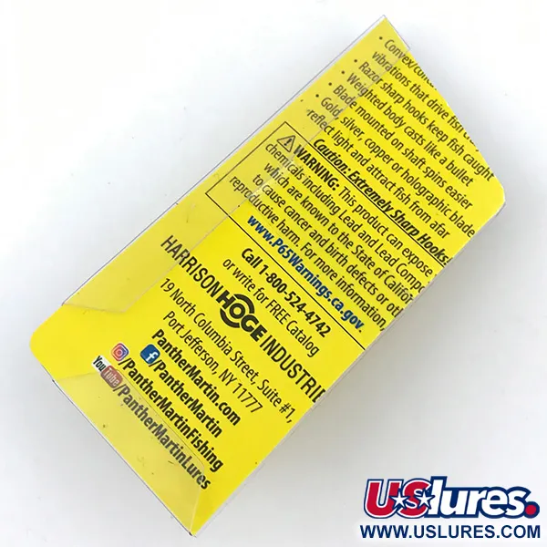 Panther Martin 6 Cucharilla, Fire Tiger, 6g, Eje pasante, #5009