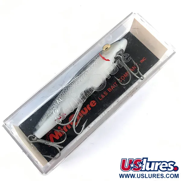 MirrOlure Bass-master model 7M21 Paseante, Plata/Negro, 11g, #5020