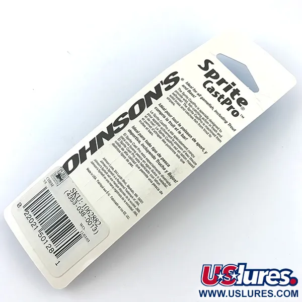 Johnson Sprite Cast Pro Cucharilla, Níquel, 10,5g, Latón, #5793