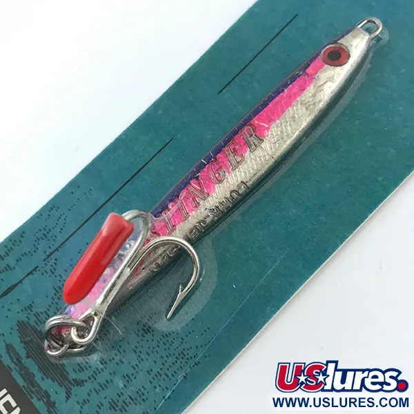 Luhr Jensen Deep Stinger Jig, Plata/Rosa, 21g, Punto de ataque, #5060