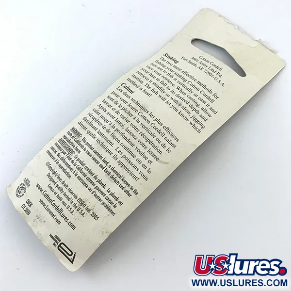 Cotton Cordell CC Spoon Cucharilla, Níquel martilleado, 11g, #5054