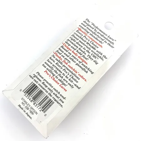 Stanley Jigs Stanley-Spoon Cucharilla, Plata/Azul Holo, 9g, #5063