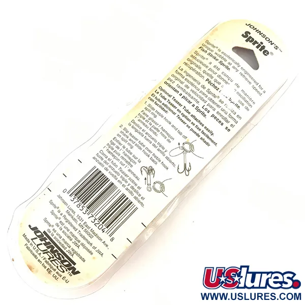 Johnson Sprite Cucharilla, Níquel, 1/2oz, Wobble Action, #5065