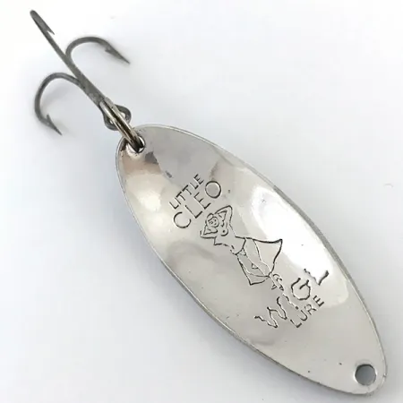 Little Cleo (Hula Girl) Ondulante, Blanco/Azul/Níquel, 18g, #5073