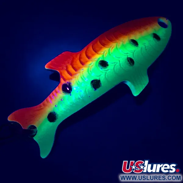 Acme Phoebe UV Cucharilla, Trucha Arcoíris/Níquel, 4g, UV, #5083