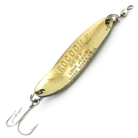 Cucharilla Luhr Jensen Krocodile Die #3 UV, Fire Tiger/Oro, 14g, #5085