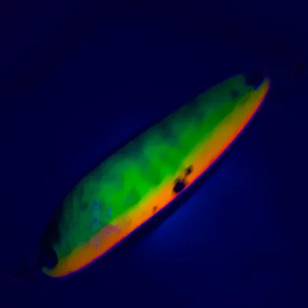 Cucharilla Luhr Jensen Krocodile Die #3 UV, Fire Tiger/Oro, 14g, #5085