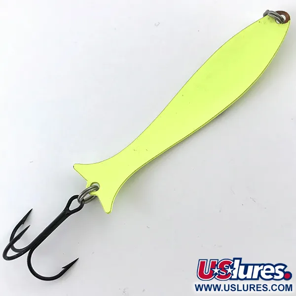 Williams Mooselook wobbler Cucharilla, Fluorescent Yellow / Black, 8g, #5086