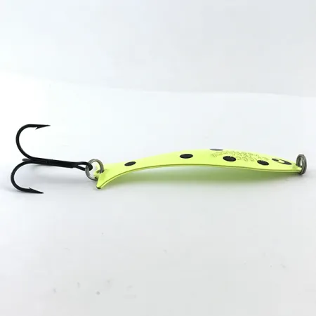 Williams Mooselook wobbler Cucharilla, Fluorescent Yellow / Black, 8g, #5086