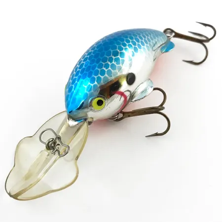 Luhr Jensen Brush Baby Uv Crankbait, Azul/Plata/UV, 12g, #5097