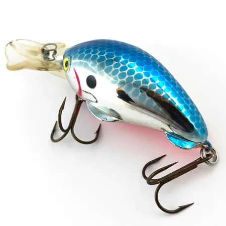 Luhr Jensen Brush Baby Uv Crankbait, Azul/Plata/UV, 12g, #5097