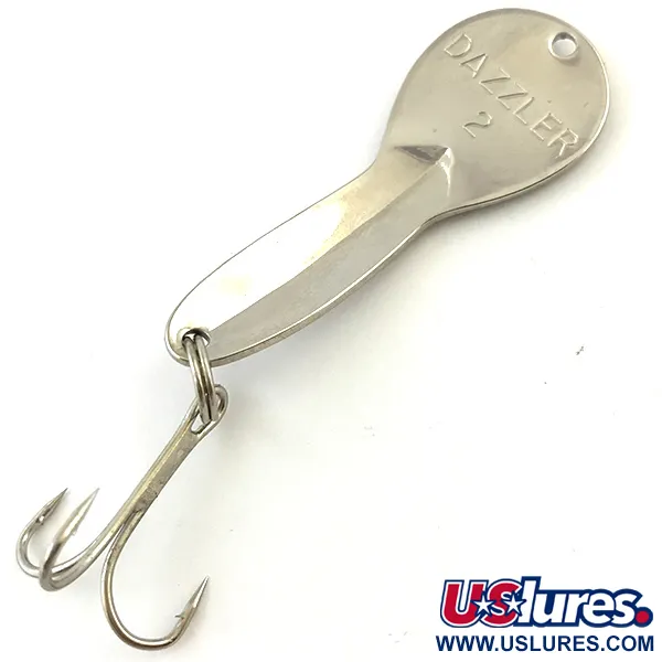 Cuchara Acme Dazzler #2, Níquel / Holograma, 7g, Vintage, #5099