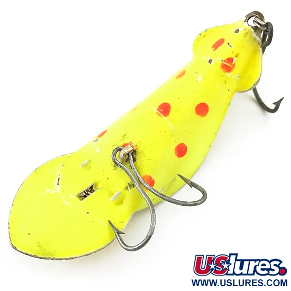 Buck Perry Spoonplug UV Cucharilla, Yellow / Red, 14g, UV Activo, #5100