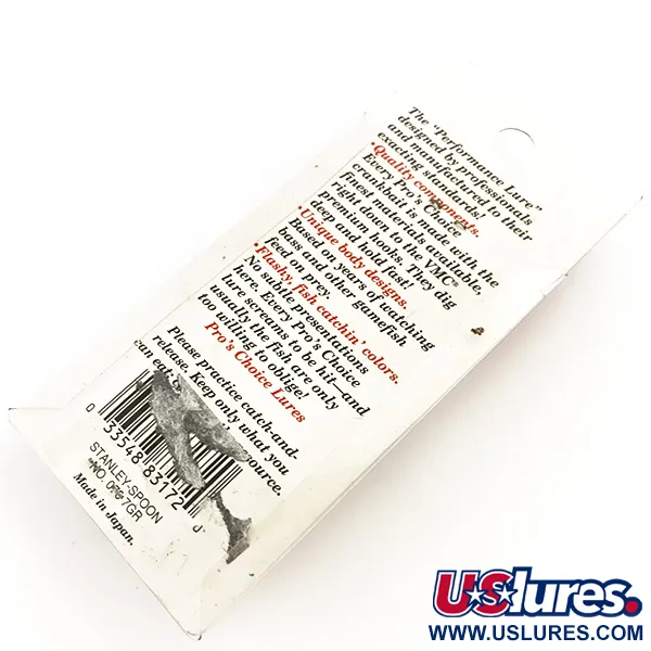 Stanley Jigs Pro’s Choice Cucharilla, Plata/Holograma, 7g, VMC, #5111