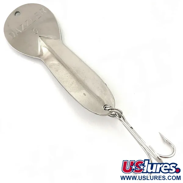 Acme Dazzler #3 Cucharilla, Níquel martillado / Verde, 14g, #5126