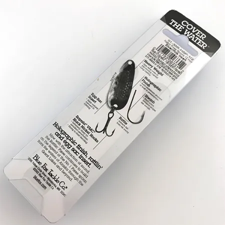 Blue Fox Rattlin Pixee Cucharilla, Pink UV / Rainbow Herring, 14g, #5127