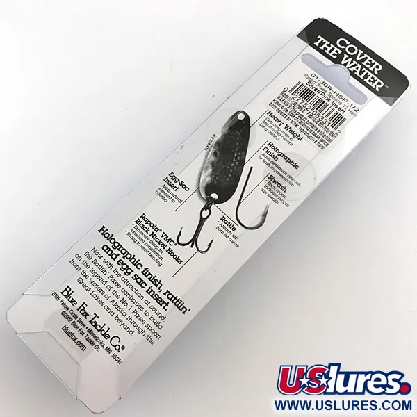 Blue Fox Rattlin Pixee Cucharilla, Pink UV / Rainbow Herring, 14g, #5127