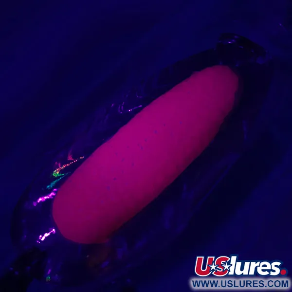 Blue Fox Rattlin Pixee Cucharilla, Pink UV / Rainbow Herring, 14g, #5127