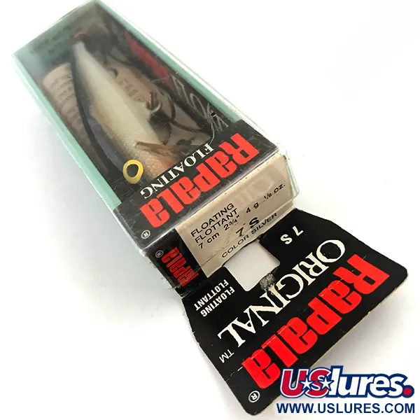 Rapala Original Floater Señuelo, Plata, 4g, Balsa, #5132
