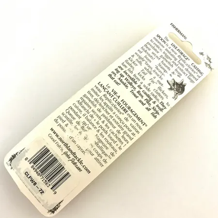 Northland Live Forage Glow Cucharilla, Pez realista, 7g, Glow, #5142