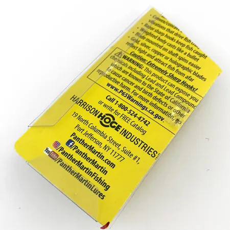 Panther Martin 4 Cucharilla, Plata / Azul, 4g, Holográfica, #5168