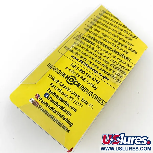 Panther Martin 4 Cucharilla, Plata / Azul, 4g, Holográfica, #5168