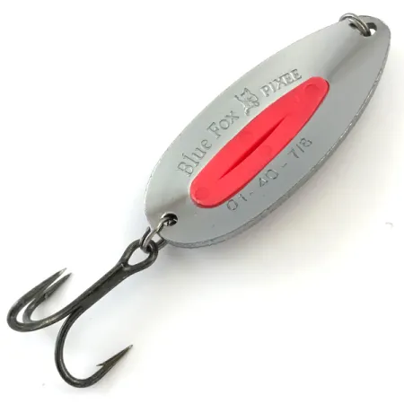 Blue Fox Pixee UV Cucharilla, Níquel martillado, 24g, Efecto UV, #5179