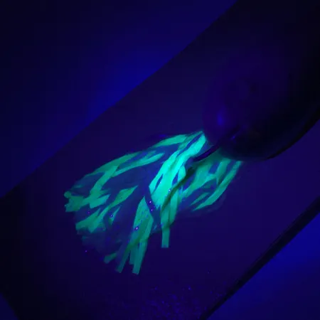 Hydro Lures Weedless Hydro Spoon UV Cucharilla, Blanco/Verde, 14g, #5197