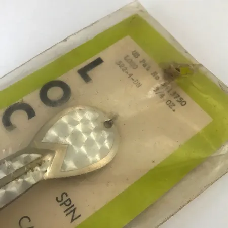 Glen Evans Weedless Loco Cucharilla, Níquel/Holograma/Amarillo, 19g, #5200