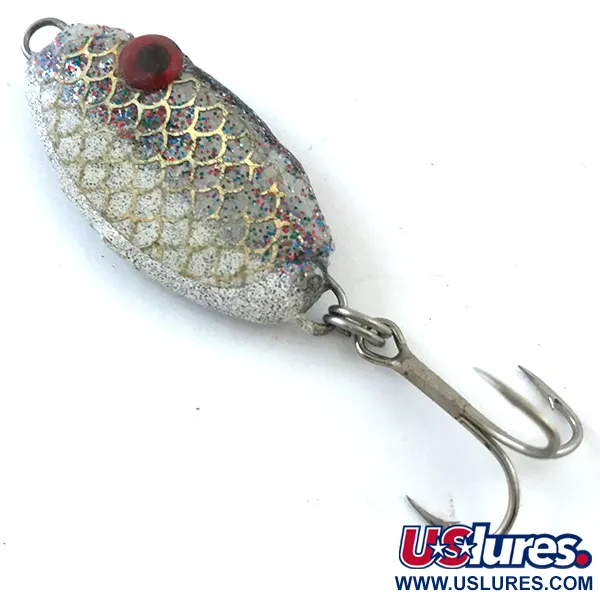 Bomber Slab Spoon Cucharilla, Blanco / Rojo / Oro, 18g, Jigging, #5209
