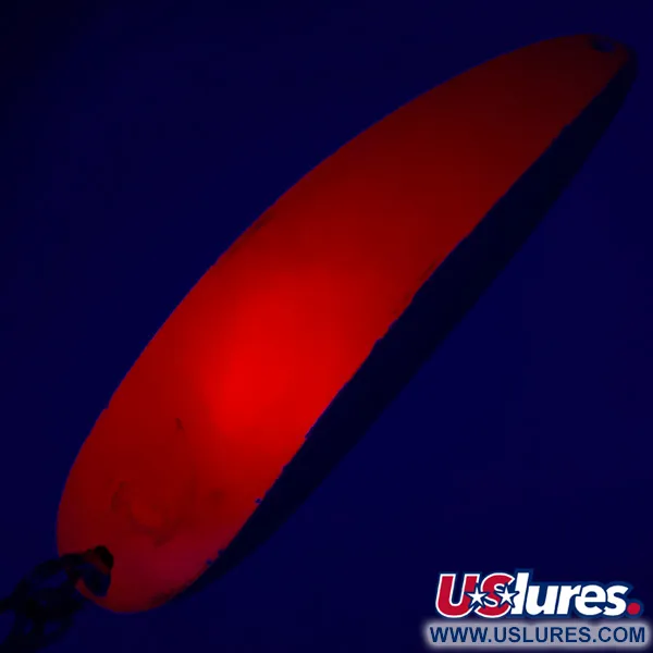 Eppinger Dardevle King Flutter Devle 3200 UV Cuchara, Rojo/Níquel, 9g, #5214